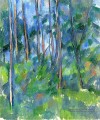 Dans les bois Paul Cézanne